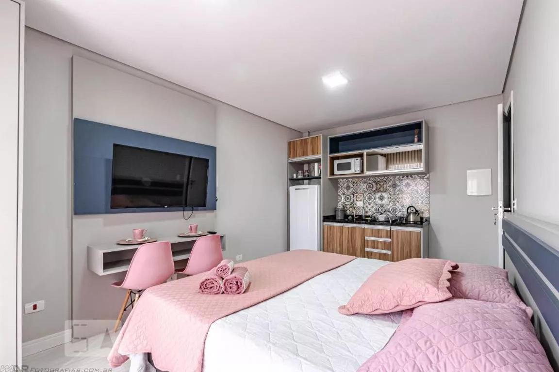 11-Studio Decorado Lindo! Otimo Para Casal!!! Куритиба Экстерьер фото